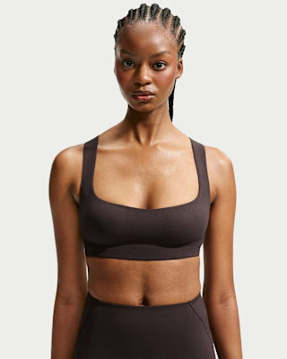 NIKE公式】NikeSKIMS Studio Stretch ウィメンズ スクエアネック ブラ